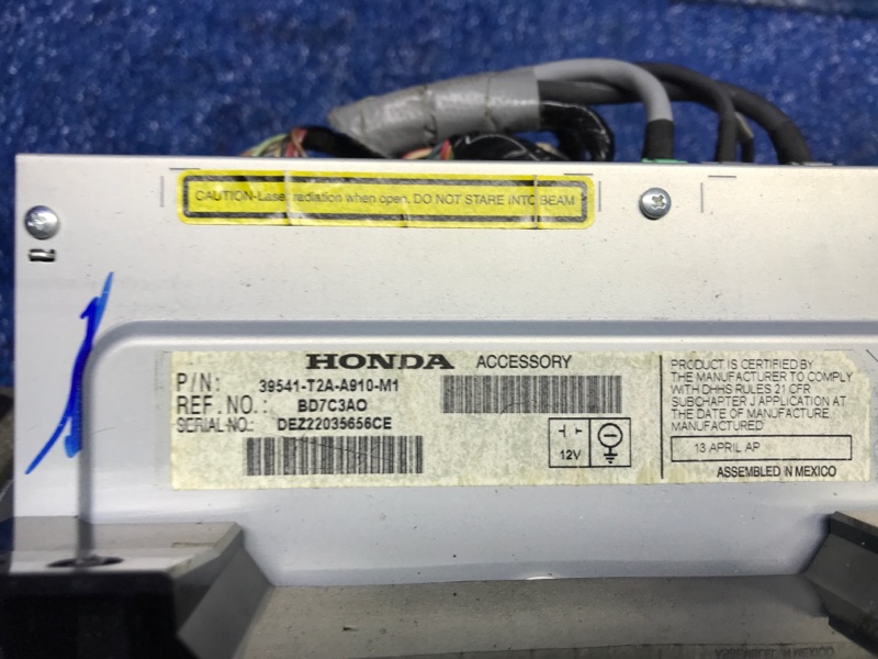 Магнитола Honda Accord 9