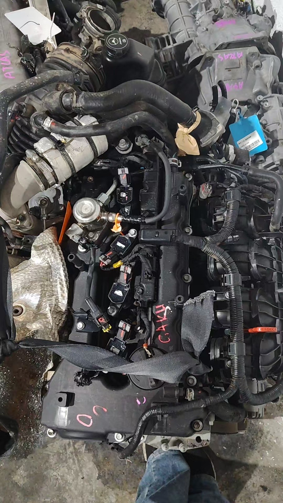Двигатель Kia Optima 2015 3 1 рест. 2013—2016 G4KH 2.0 — фото 2