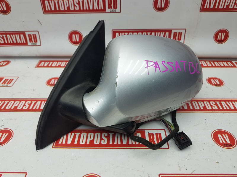 Зеркало боковое левое VOLKSWAGEN PASSAT 2008 B6 BZB 3C2857507BL9B9 контрактная