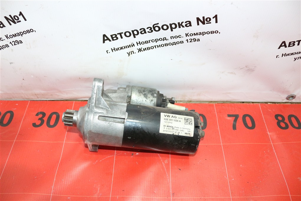 Стартер Audi Q3 2010 8UB CUVC 02E911024A контрактная