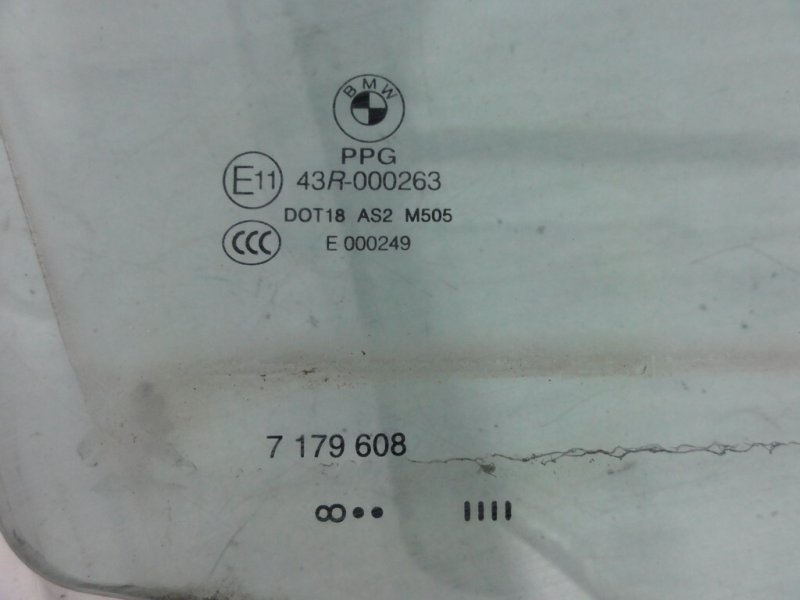 Стекло двери передней правой X6 2010 E71 N63B44A