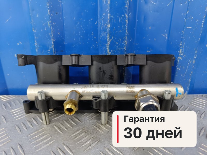 Топливная рампа Audi A6 C6 2.8 BDX 2008 лев. (б/у)