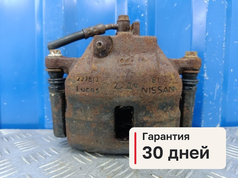 Суппорт Nissan Primera P11 1.8 QG18DE 2000 перед. прав. (б/у)