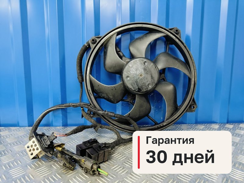 Вентилятор радиатора Peugeot 307 2.0 RFN 2003 (б/у)