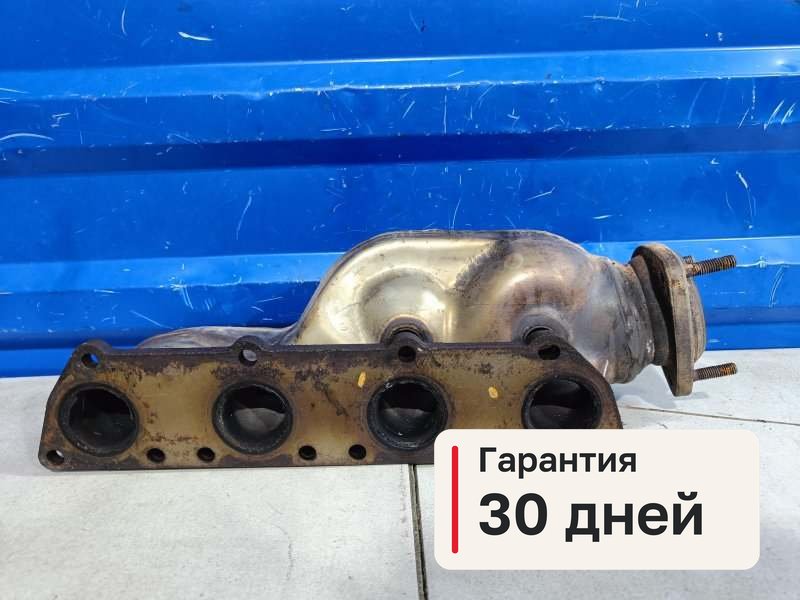 Коллектор выпускной Volkswagen Touareg 1 4.2 AXQ 2004 лев. (б/у)