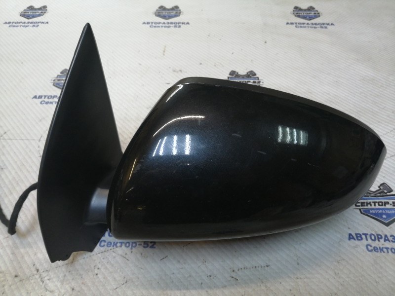 Зеркало боковое левое Nissan Qashqai 2009 J10 HR16DE 96302JD84A контрактная