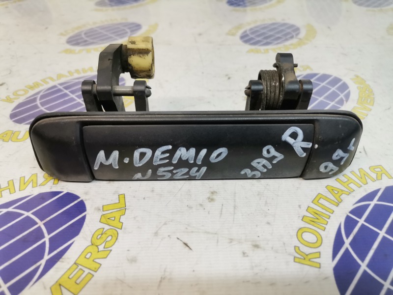 Ручка двери внешняя задняя правая Mazda Demio 2001 DW3W B3E контрактная
