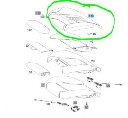 Сидение переднее правое Mercedes-Benz CLA-class C118FC AMG M139 БУ