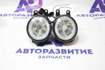 Запчасть туманка универсальная светодиодная toyota 6 диодов комплект r+l (fa-121)