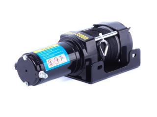 Запчасть лебедка для квадроцикла электрическая 12v electric winch 3500lbs / 1587 кг кевларовый трос