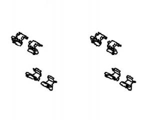 Тормозные колодки заднее MITSUBISHI OUTLANDER 3 2012-