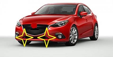Заглушка бампера передняя правая Mazda Mazda3 BM Заглушка бампера передняя правая Mazda Mazda3 BM