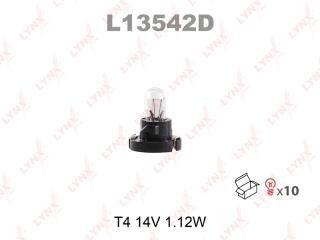 Лампа автомобильная LYNXauto T4 14V 1.12W