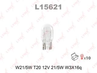 Лампа автомобильная LYNXauto W21/5W 12V W3X16Q