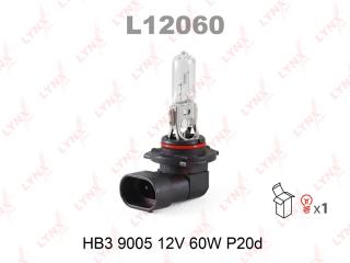 Лампа автомобильная LYNXauto HB3  9005 12V 60W P20D
