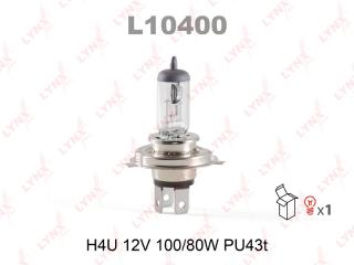 Лампа автомобильная LYNXauto H4U 12V 100/80W PU43T